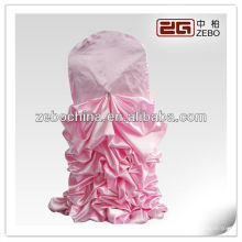 Модные различные стили доступны пользовательские оптовые сатин розовый свадебный стул охватывает